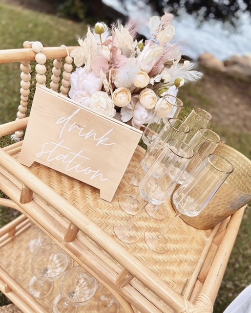 Boho Chic Picnics setup